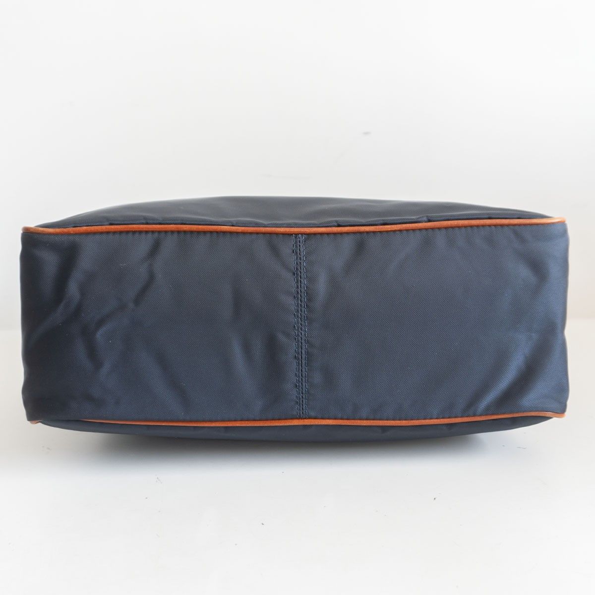 高級品】FELISI【17-44/DS トートバッグ 】ネイビー×ブラウン ナイロン