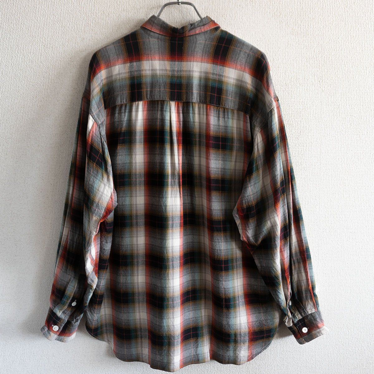 SEVEN BY SEVEN セブンバイセブン オンブレ シャツ チェック 古着 美品】SEVEN BY SEVEN 【オンブレ レーヨン チェック シャツ】L セブン