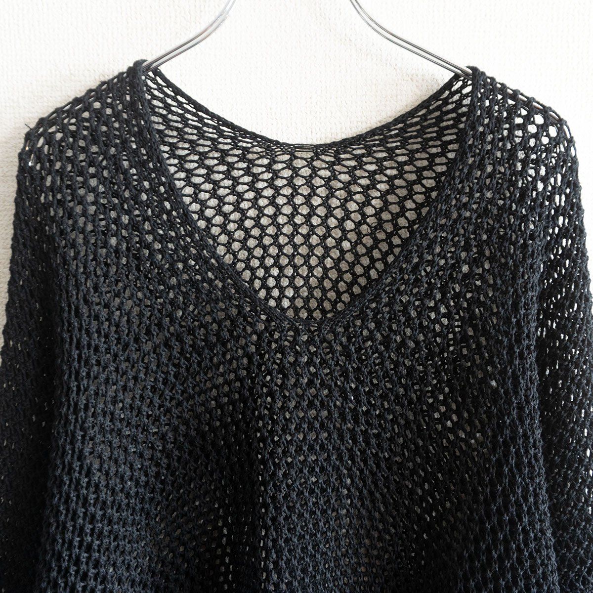 【美品】sulvam【MESH OVER KNIT】 S サルバム メッシュ オーバー ニット  26020075 美品】sulvam【MESH OVER KNIT】 S サルバム メッシュ オーバー ニット