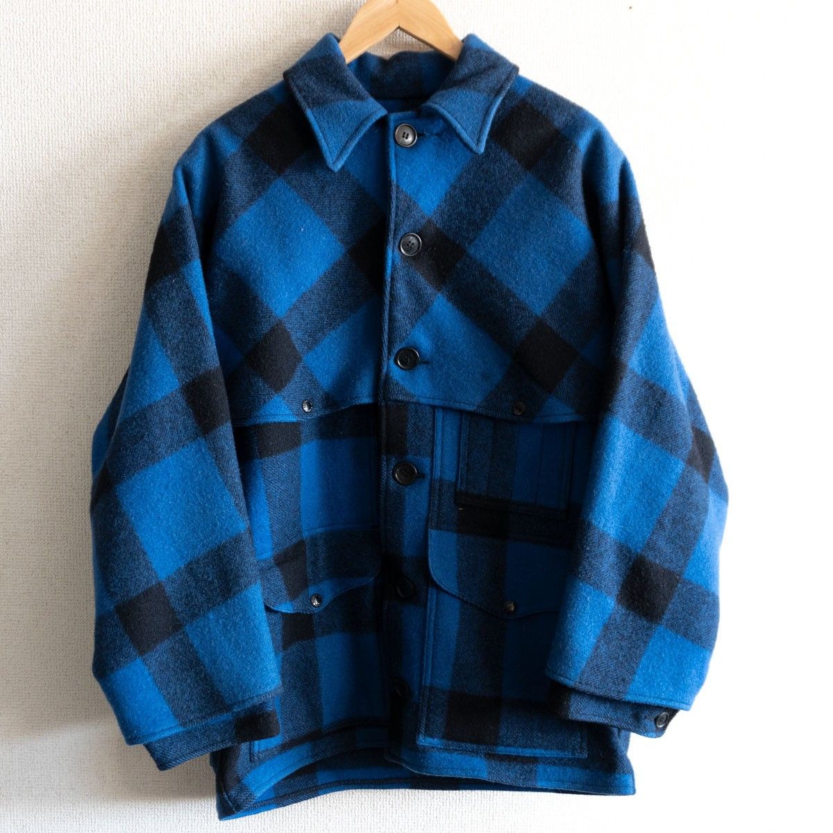 【雰囲気抜群】FILSON【ダブルマッキーノ クルーザー ジャケット】40 ブルー チェック USA製 フィルソン 26020068 雰囲気抜群】FILSON【ダブルマッキーノ クルーザー ジャケット】40