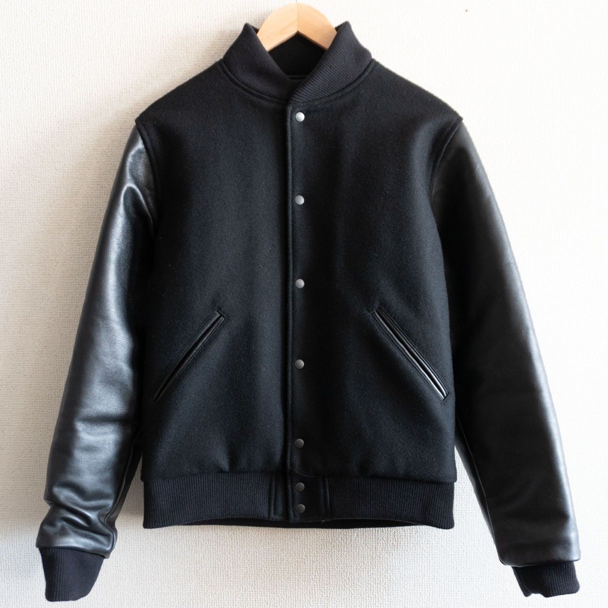 美品】GOOD ENOUGH 【袖 レザー 切替 スタジャン】 2 グッドイナフ 