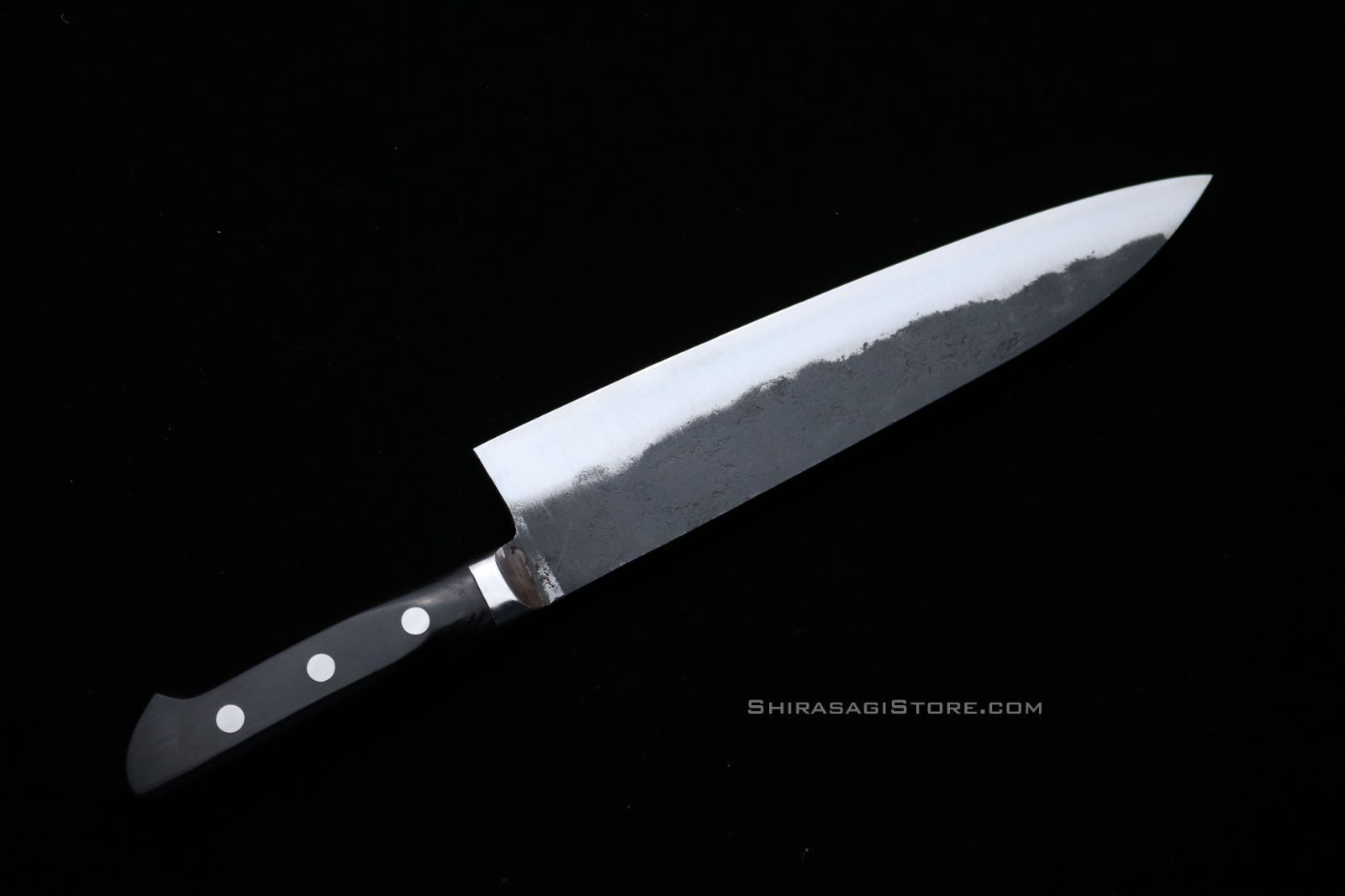 刃物工芸 藤原照康作 牛刀 包丁 白一鋼 240mm 藤原照康作 牛刀 包丁 白一鋼 【黒打】 240mm - メルカリ