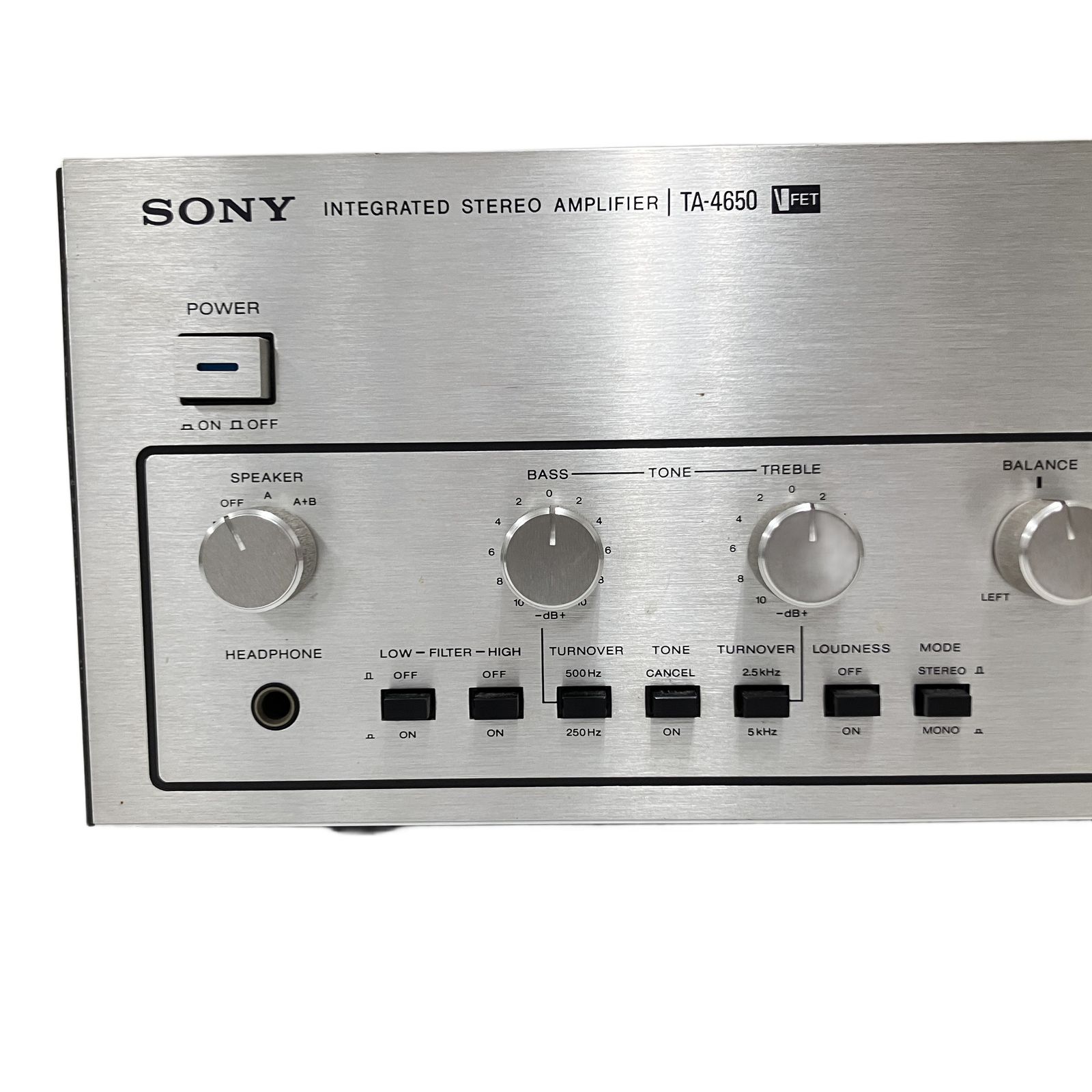 SONY TA-4650 プリメインアンプ V-FET ソニー オーディオ O10884080