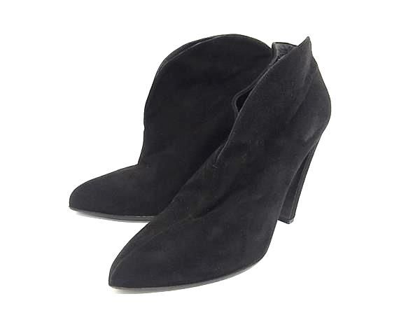 miumiu ミュウミュウ スエード ヒール ショートブーツ ブーティ 表記