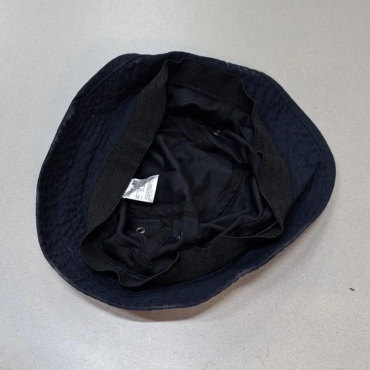 AI 95% UNIQLO ユニクロ 59 バケットハット ウール ネイビー 春 秋 17926
