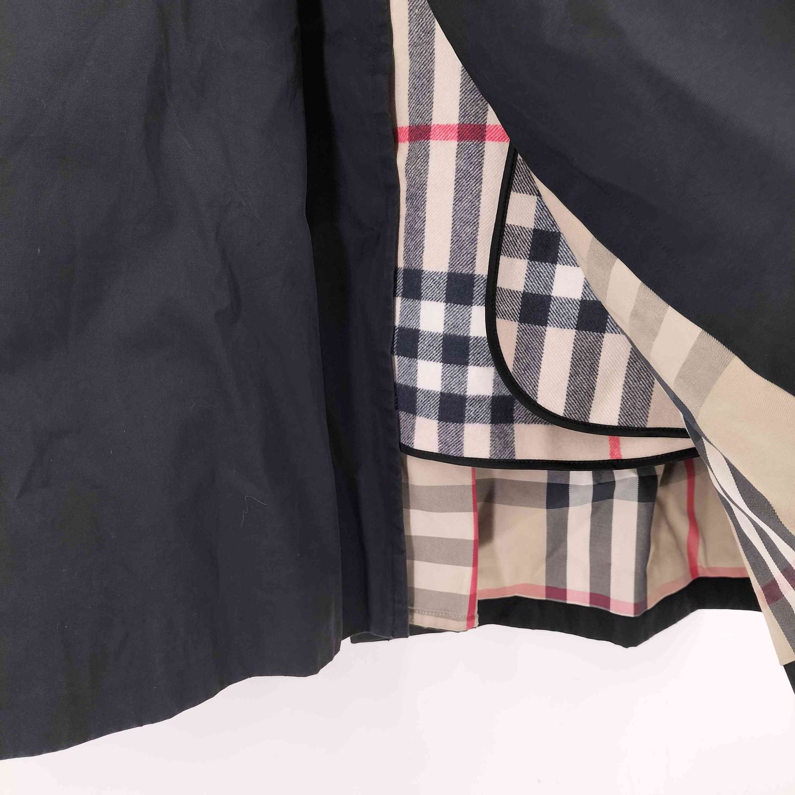 バーバリーロンドン BURBERRY LONDON カシミヤ混ノバチェックライナー