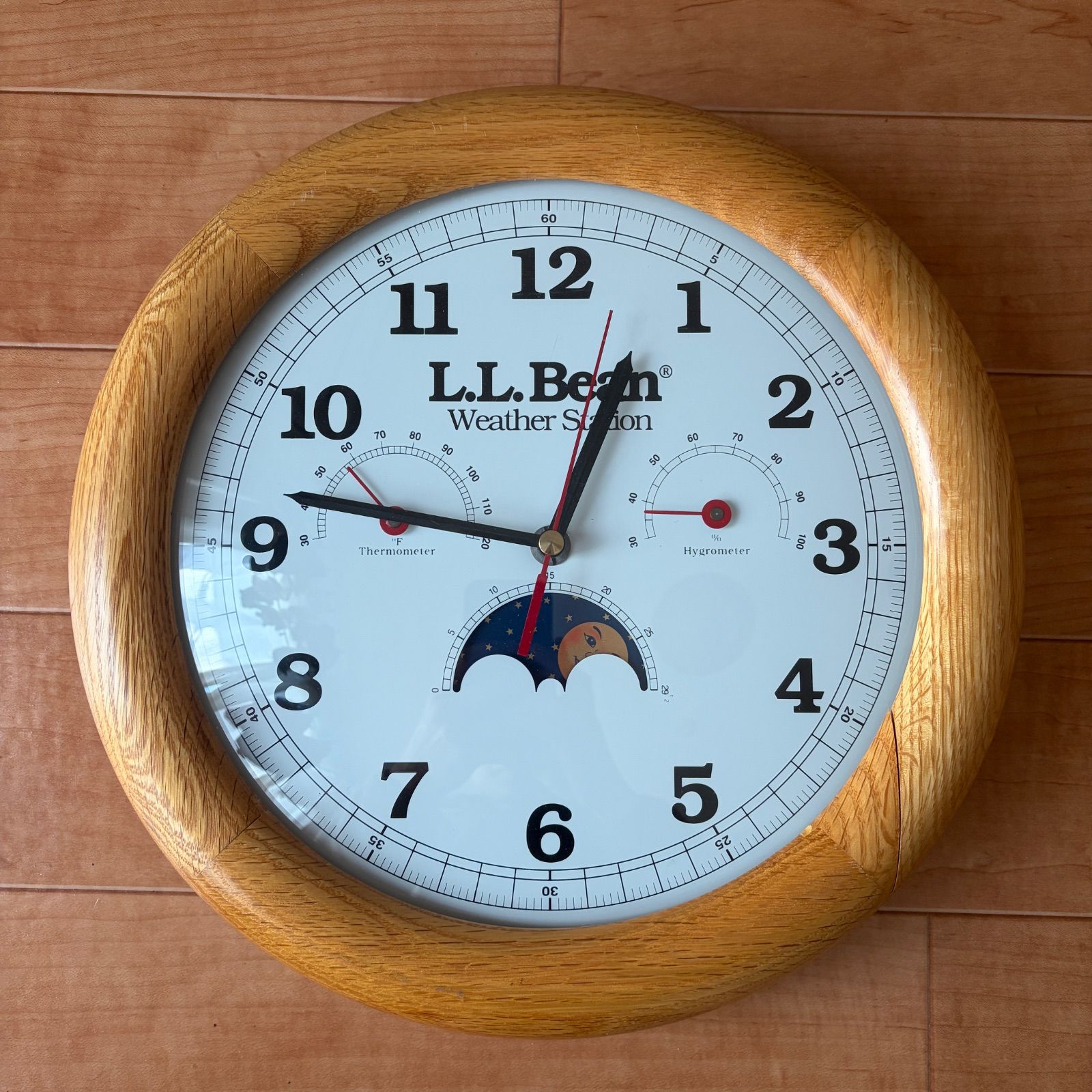 時計 ウェザーステーションL.L.Bean サンビーム エルエルビーン 温度計 globule | Clock Station Weather Bean's L.L.Bean インテリア時計