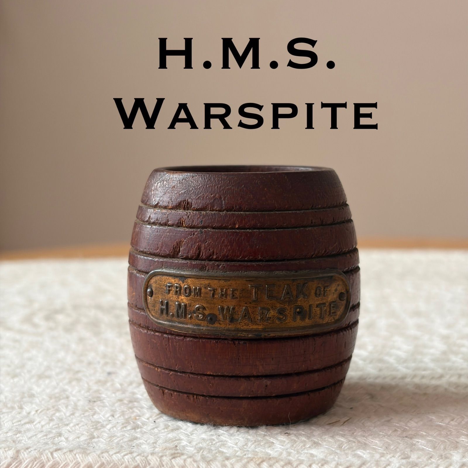 現品限り！】イギリス海軍 戦艦 ウォースパイト WARSPITE 楊枝入れ