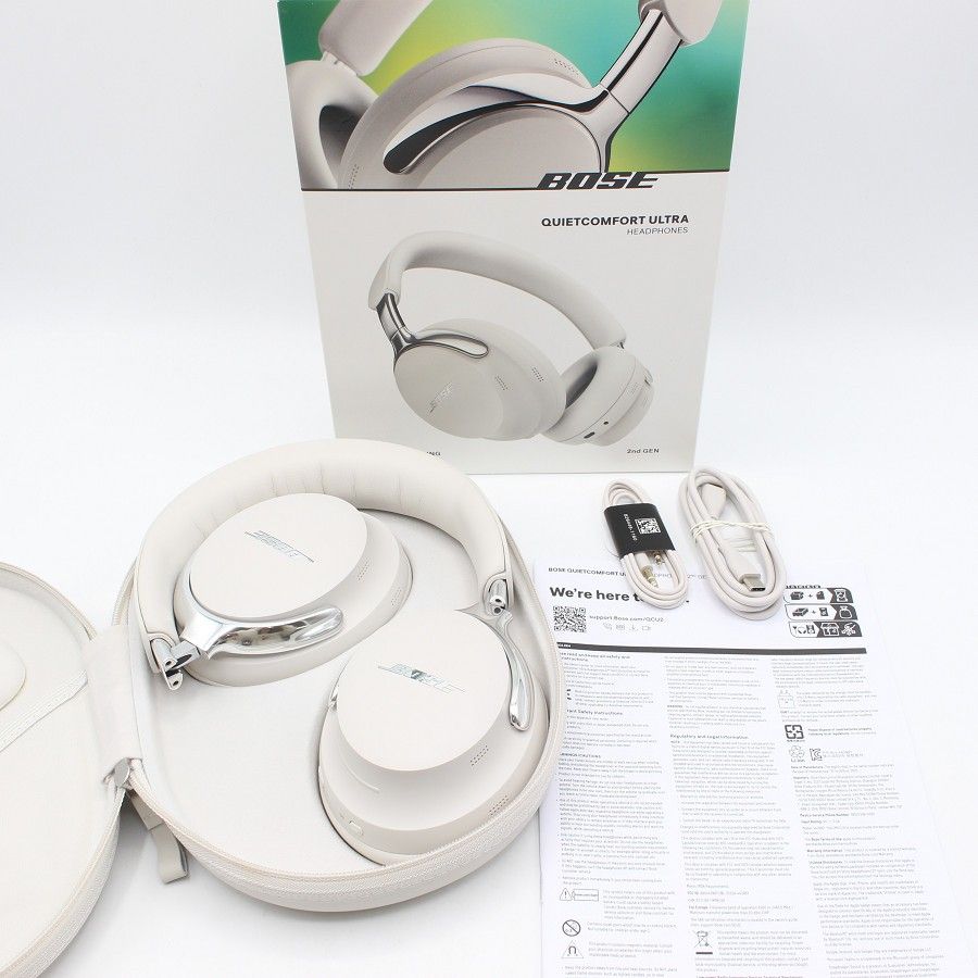 美品】BOSE QuietComfort Ultra Headphones 第2世代 ホワイトスモーク