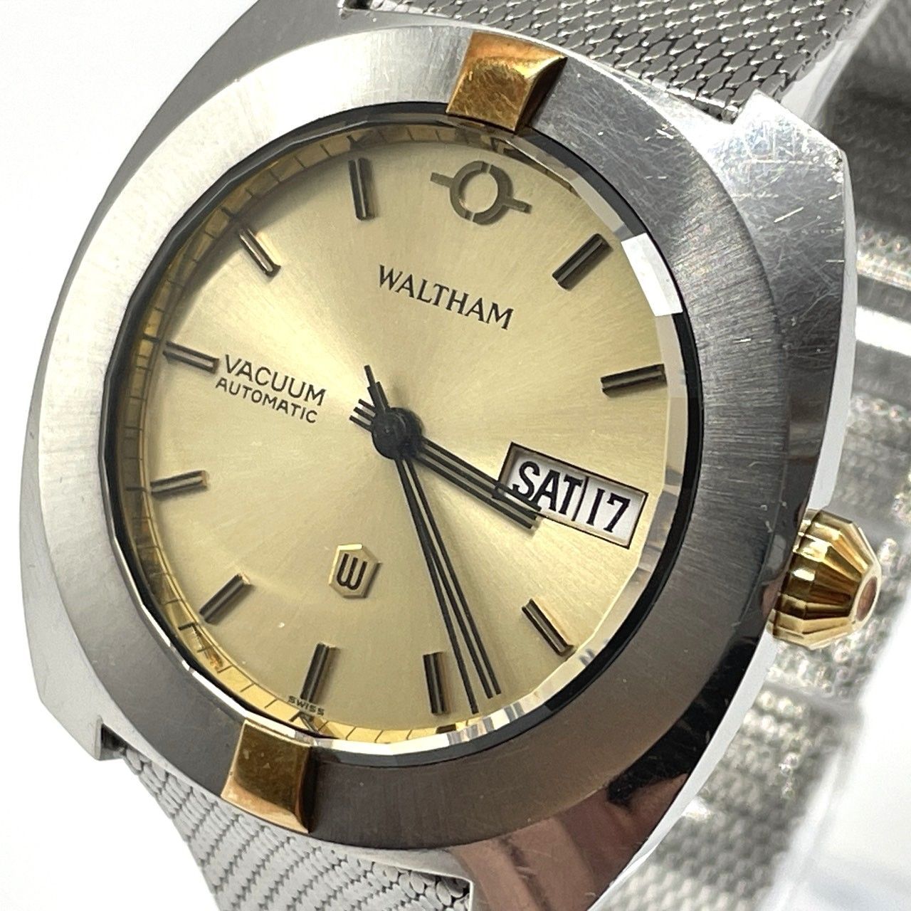☆WALTHAM ウォルサム VACUUM ヴァキューム 腕時計 自動巻き 稼働品