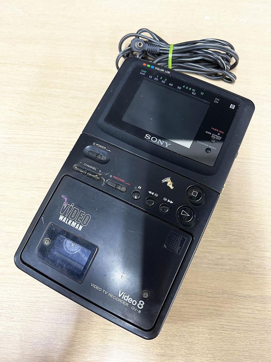 【SONY】 ビデオウォークマンGV-8 ジャンク品 ジャンク品】SONY ソニー VIDEO WALKMAN ビデオウォークマン GV-8