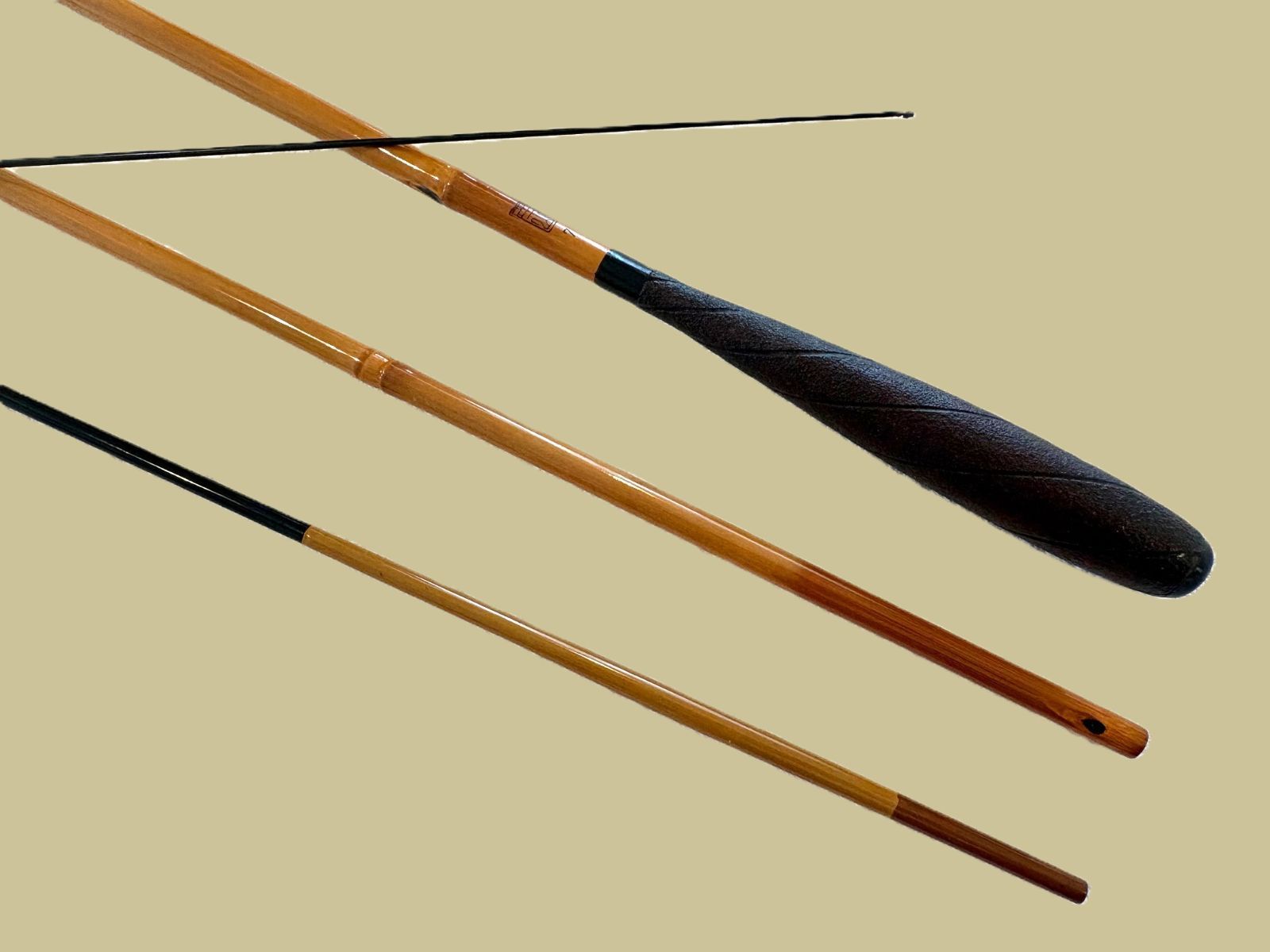  夕山 合成竿 7尺 中硬式 口巻 乾漆握り 穂先 穂持 カーボン ME 80025 ヘラブナ竿 ロッド