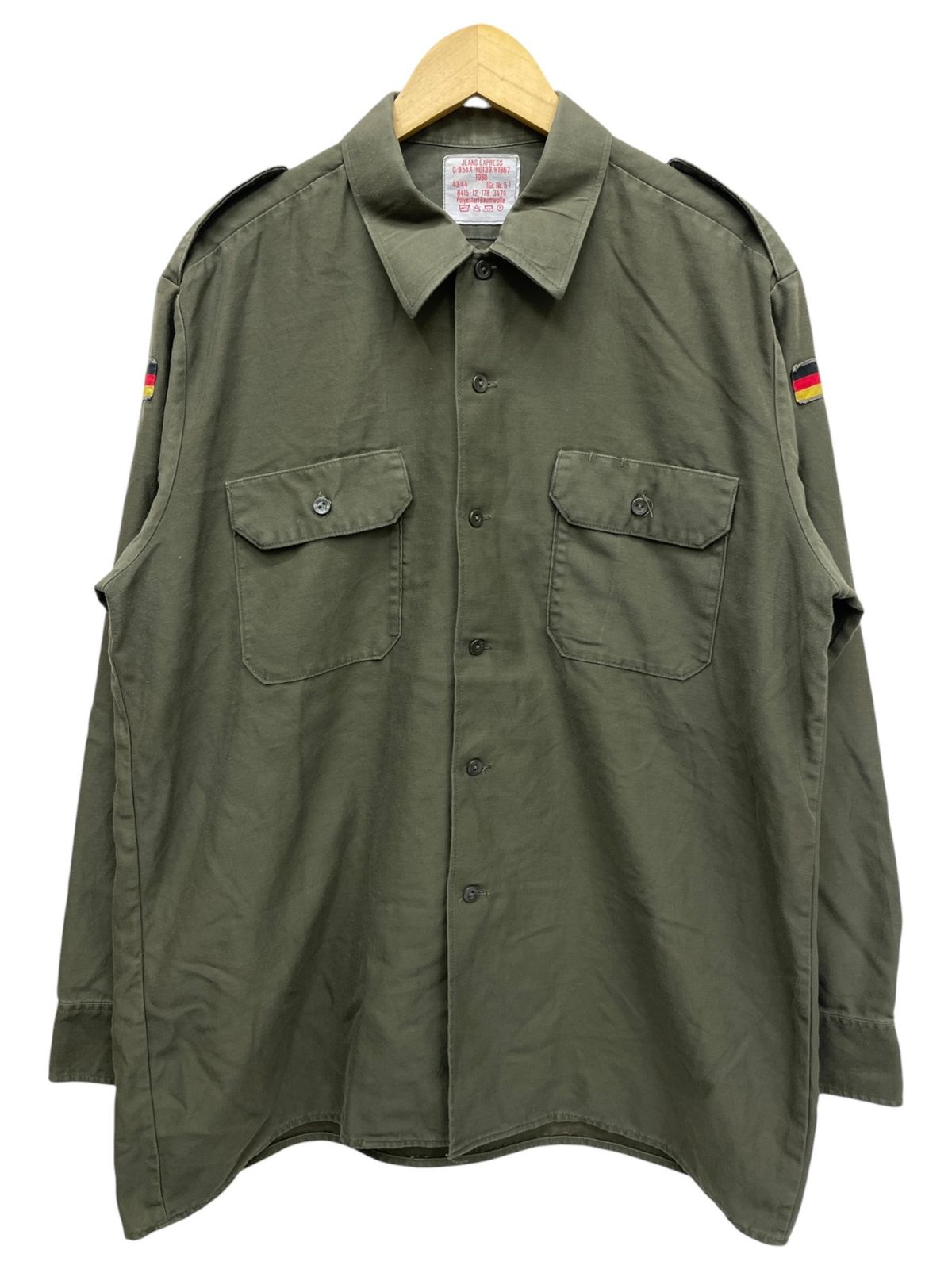 EURO Military (ユーロミリタリー) ドイツ軍 フィールドシャツ 88年製 