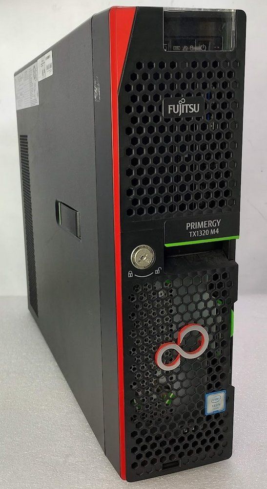 ★[Windows Server 2022 認証済] 富士通 Primergy TX1320 M4 小型静音サーバ (Xeon E-2224 3.4GHz/8GB/3.5inch 500GB*2 SATA RAID/DVD)