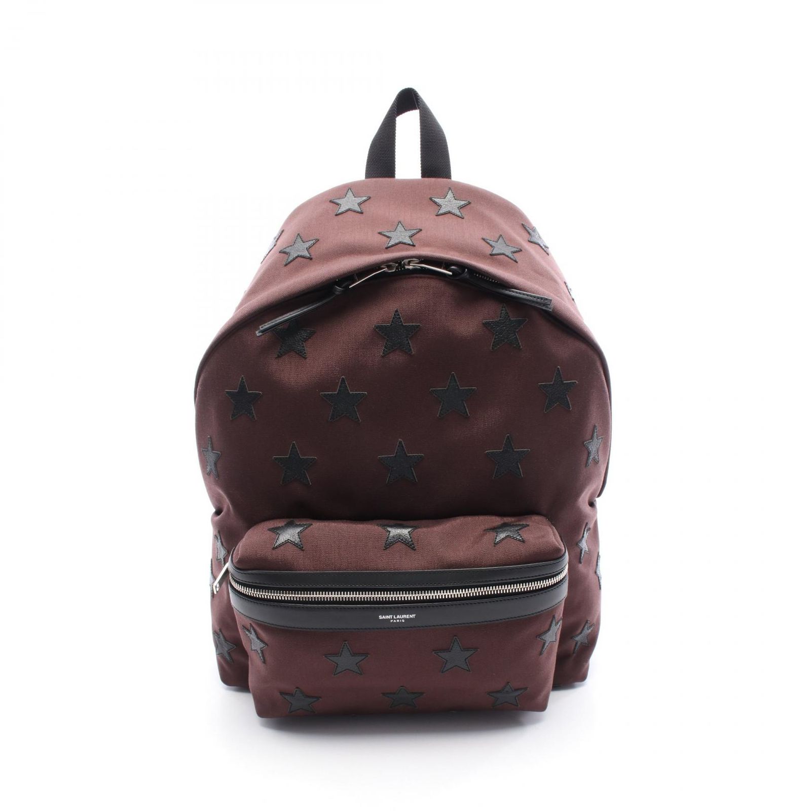 Saint Laurent Paris Saint Laurent Paris Rucksack Backpack Classic City California 437087 Brown/Black Canvas Leather Classic City California Backpack