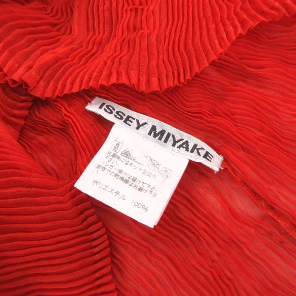 イッセイミヤケ ISSEY MIYAKE プリーツカットソー Tシャツ ハイネック