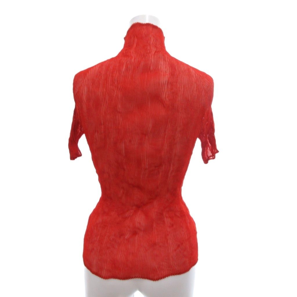 イッセイミヤケ ISSEY MIYAKE プリーツカットソー Tシャツ ハイネック