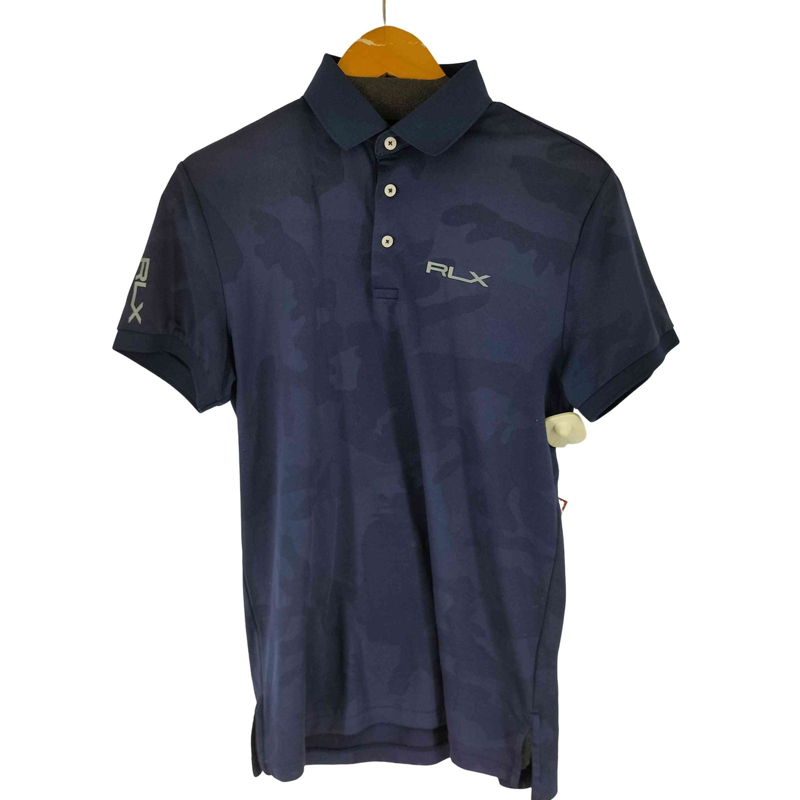 ⭐︎新品⭐︎RLX ラルフローレン ポロシャツ ブラック カモフラ ゴルフウェアS RLX Ralph Lauren カモフラ柄 ゴルフストレッチポロシャツ S RLX