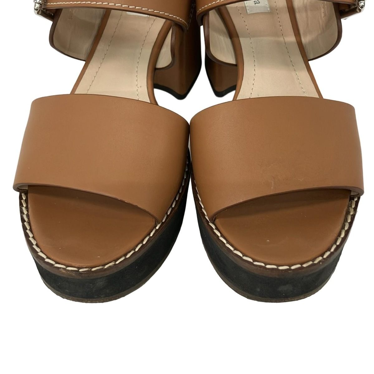 Max Mara(マックスマーラ) サンダル 36 1/2 レディース - ブラウン