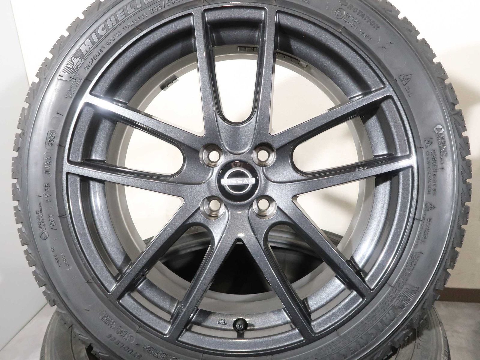 日産 4本 日産 オーラ E13系 純正 17インチ 6.5J +40 4H 100