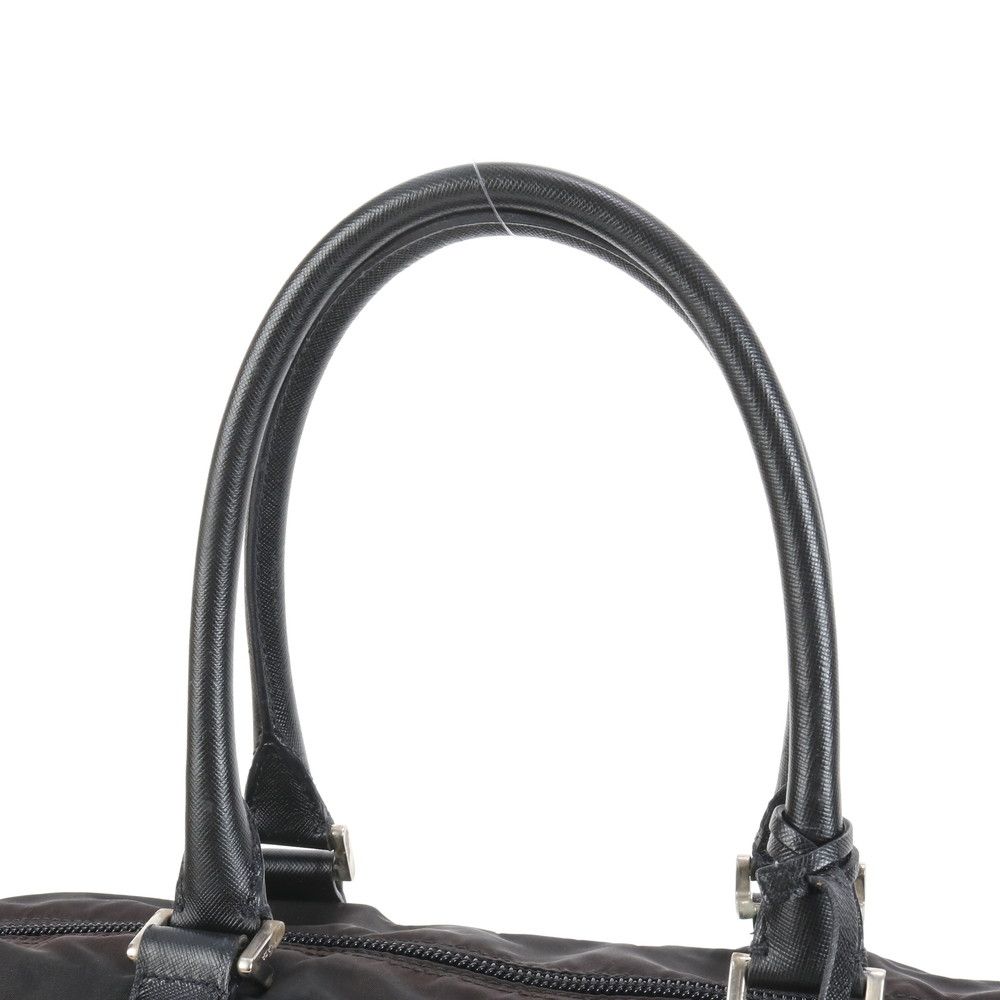 美品 プラダ テスート ナイロン サフィアーノ レザー 三角ロゴ