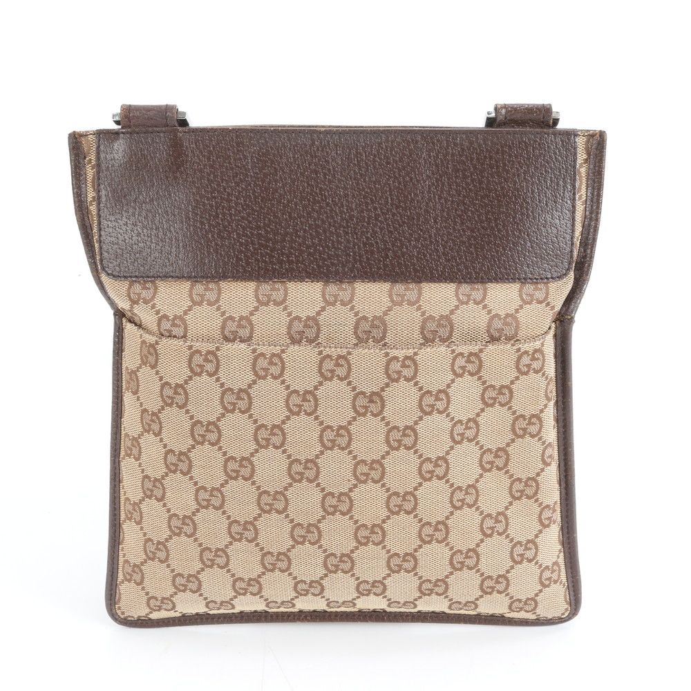 グッチ GUCCI ビジネスバッグ GGキャンバス レザー グッチ GG キャンバス 27639 レザー ショルダーバッグ 斜め掛け