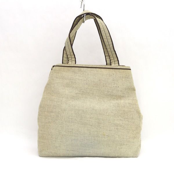 PRADA / プラダ □トートバッグ ハンドバッグ キャンバス ベージュ