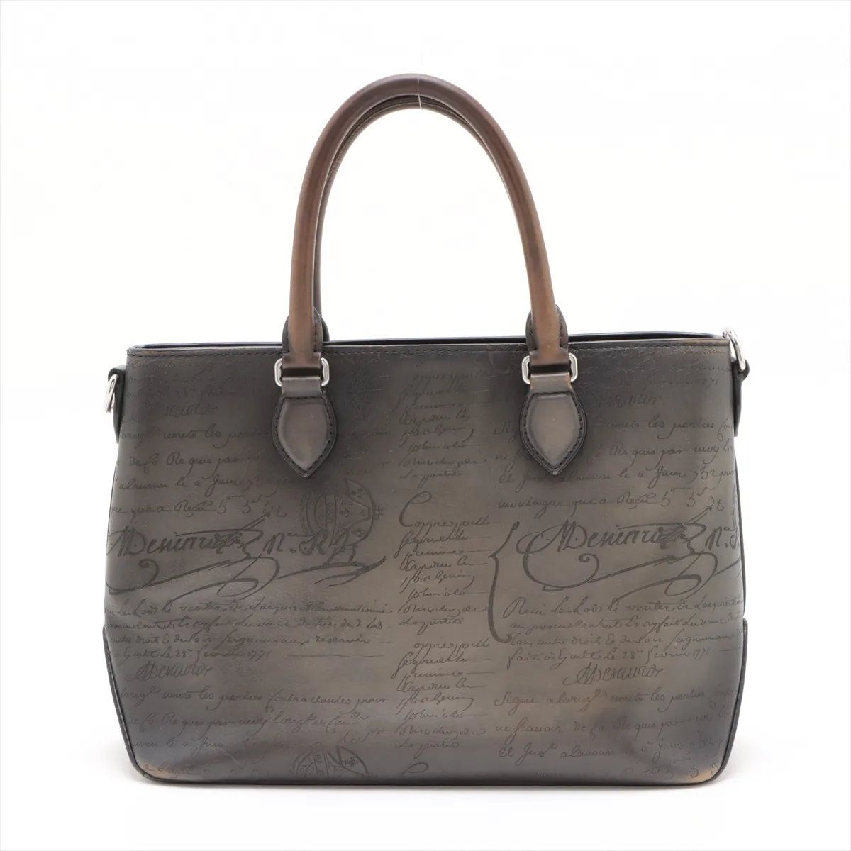 美品 ベルルッティ トゥジュール カリグラフィ XS レザー トート