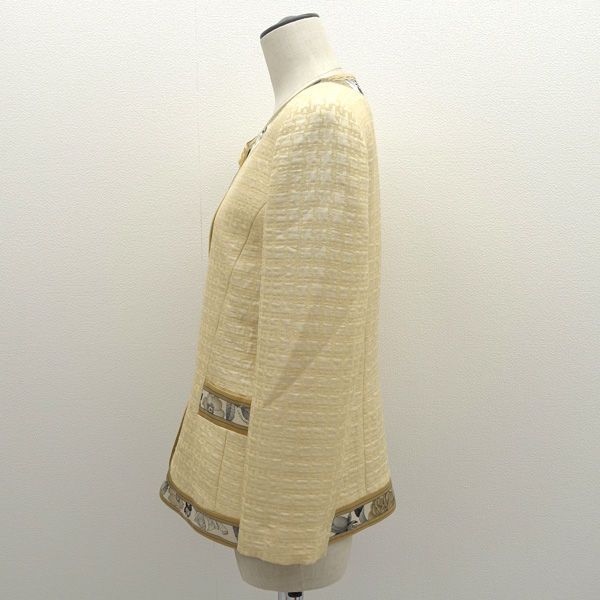 中古・古着通販LEONARD LEONARD レオナール ベージュ ジャケット 中古・古着通販LEONARD LEONARD レオナール ベージュ ジャケット