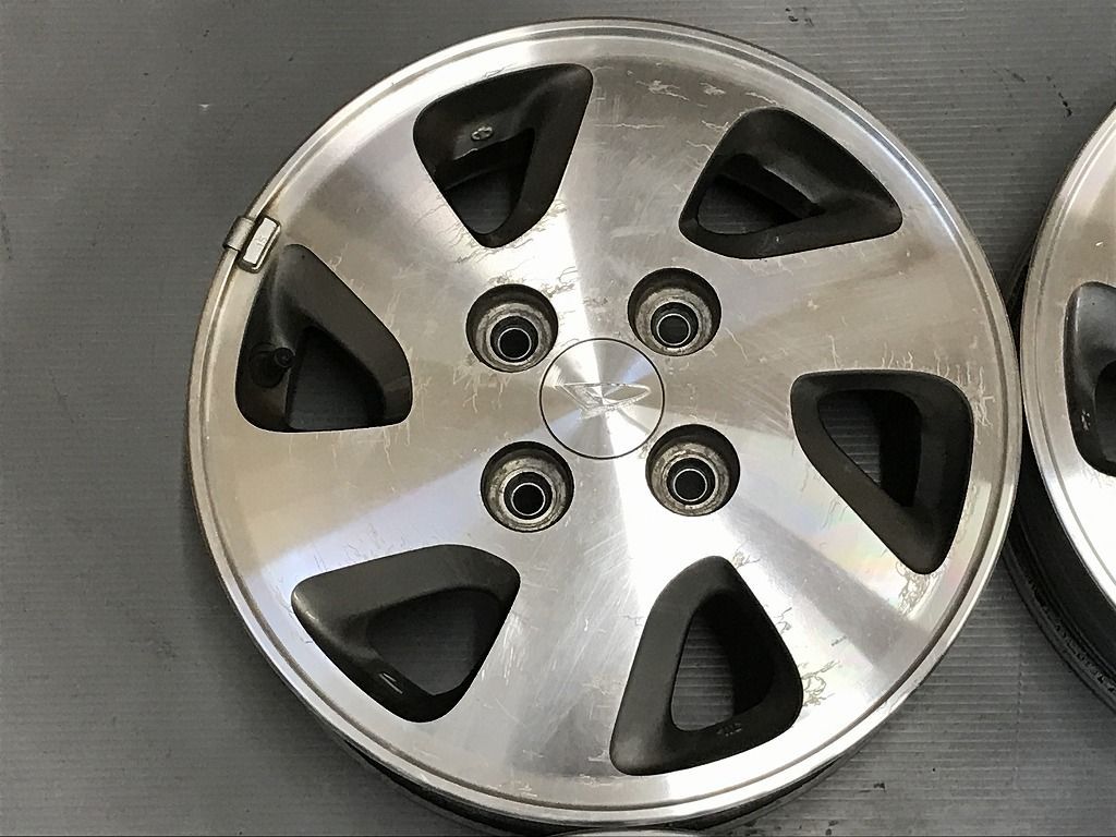 希少デザイン 傷小良品 ダイハツ純正 13inc 4.5J +45 100/4H 即納 個人