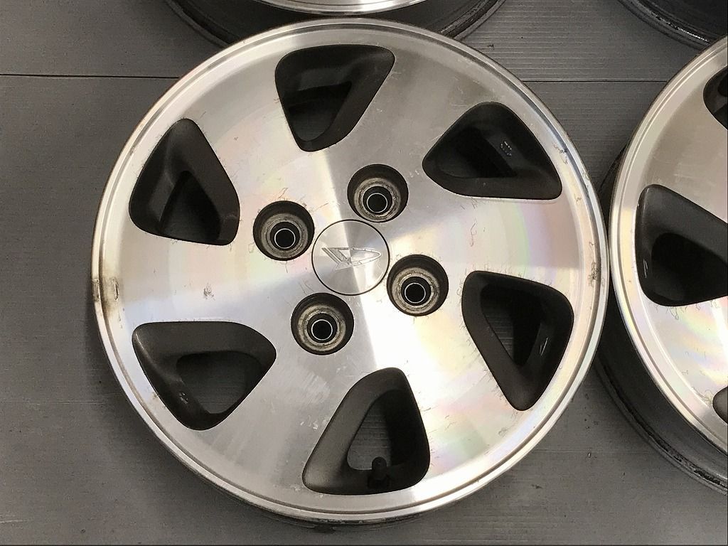 希少デザイン 傷小良品 ダイハツ純正 13inc 4.5J +45 100/4H 即納 個人