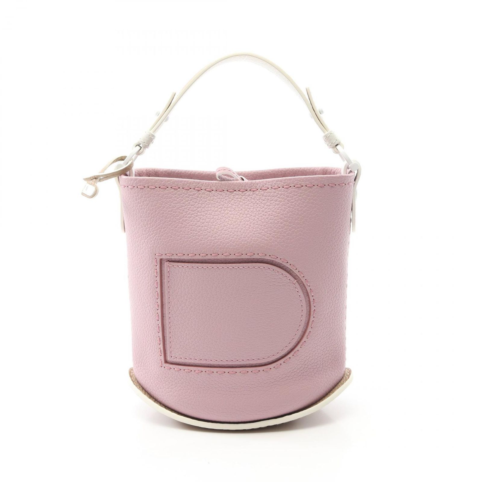 デルヴォー Delvaux ハンドバッグ Pin Mini Bucket AA0494ATT0471BL 