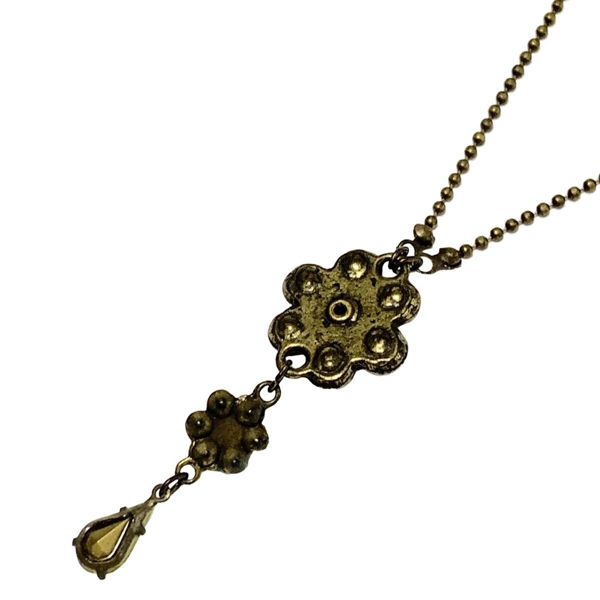 Michal Negrin(ミハエルネグリン) ネックレス - ゴールド×ピンク 