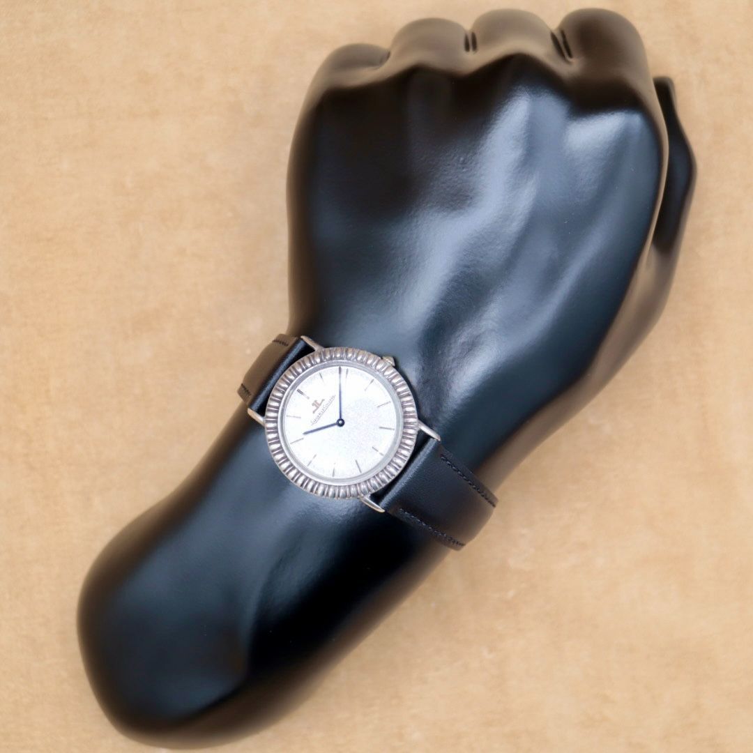 JAEGER-LECOULTRE 9033 ジャガールクルト ラウンド シルバー製 彫金
