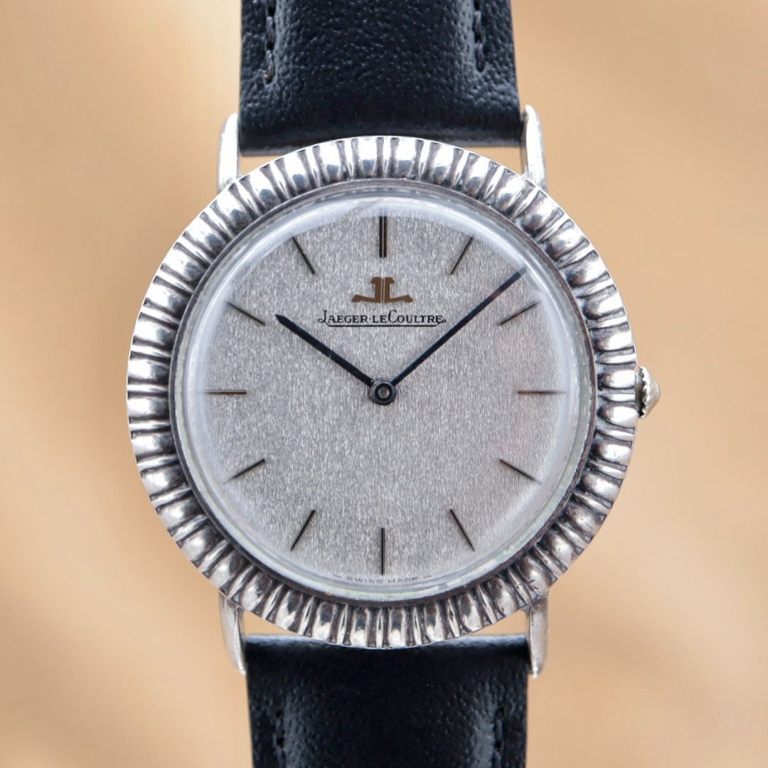 JAEGER-LECOULTRE 9033 ジャガールクルト ラウンド シルバー製 彫金