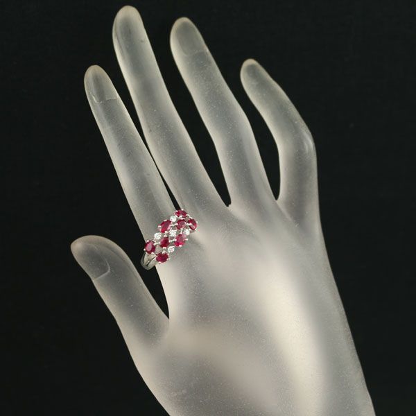 TASAKI タサキ リング ルビー 2.63ct ダイヤ ダイヤモンド 0.15ct 16.5