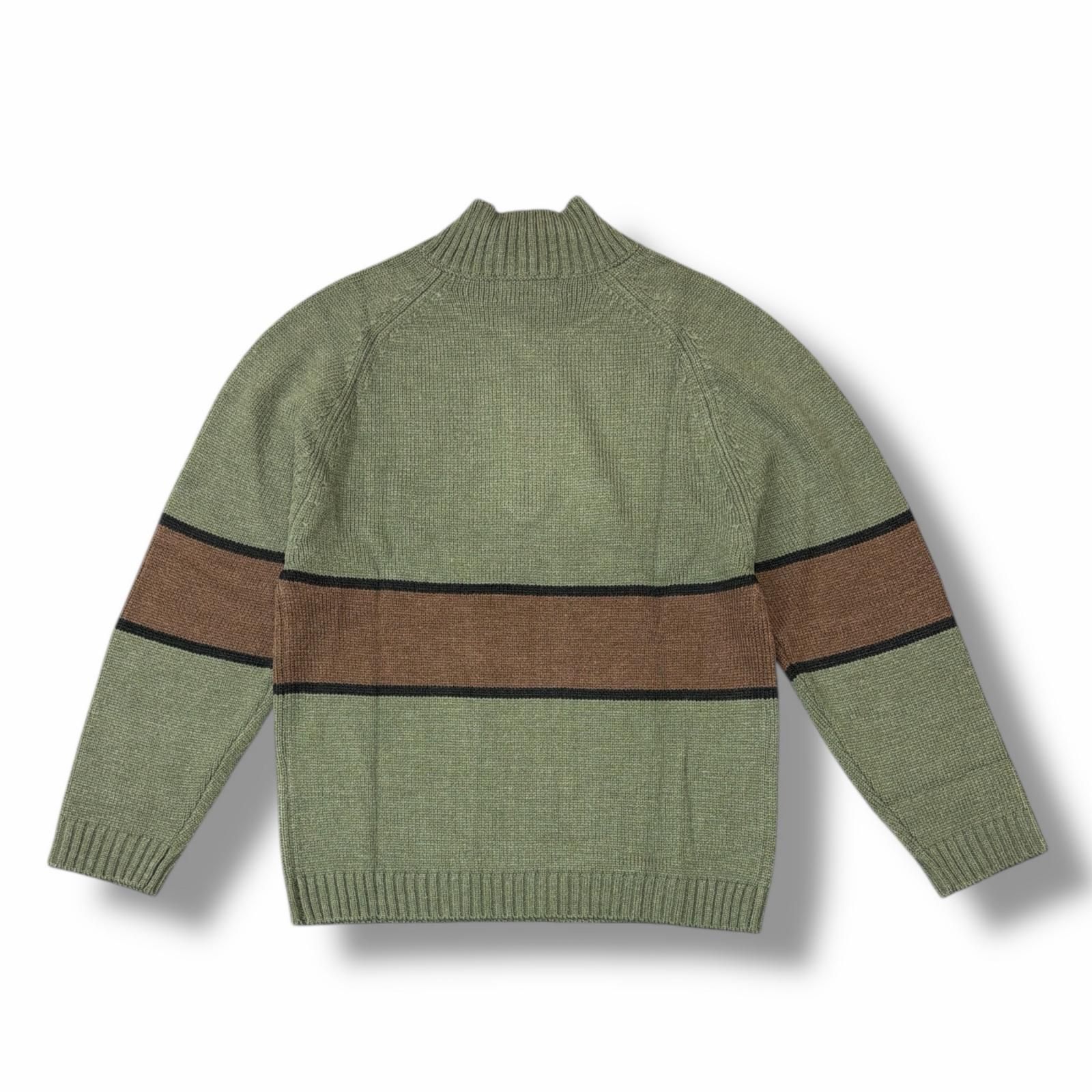 参考上代25300円 未使用 BoTT 25SS HALF-ZIP DRIVERS KNIT ハーフ 