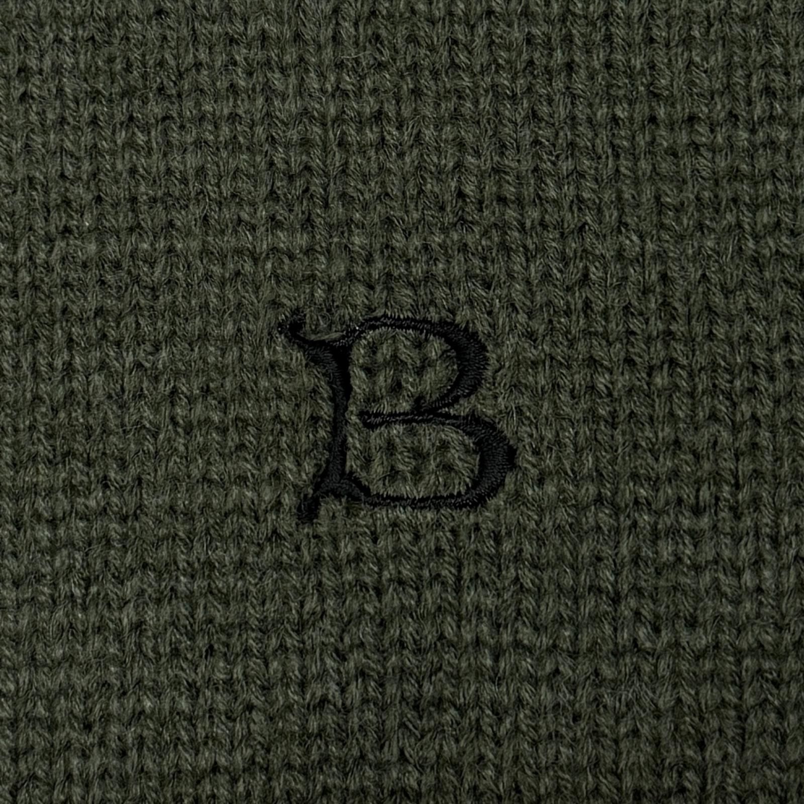 参考上代25300円 未使用 BoTT 25SS HALF-ZIP DRIVERS KNIT ハーフ 
