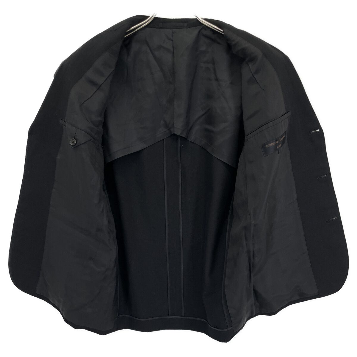 b*r様 【田中オム】COMMEdesGARCONSHOMME テーラードジャケ COMMEdesGARCONS HOMME コムデギャルソンオム ﾌﾞﾗｯｸ 99年製 HJ-17033S