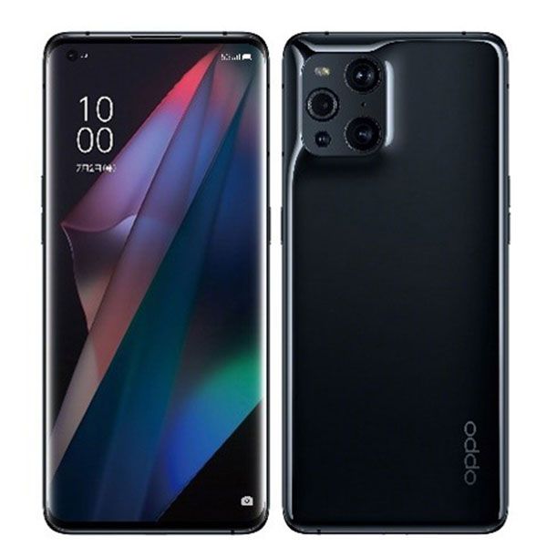 中古】 OPG03 OPPO Find X3 Pro グロスブラック SIMフリー 本体 au 