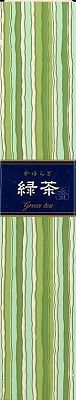 【まとめ買い-288点セット】かゆらぎ　スティック　緑茶４０本 【 日本香堂 】 【 お香 】
