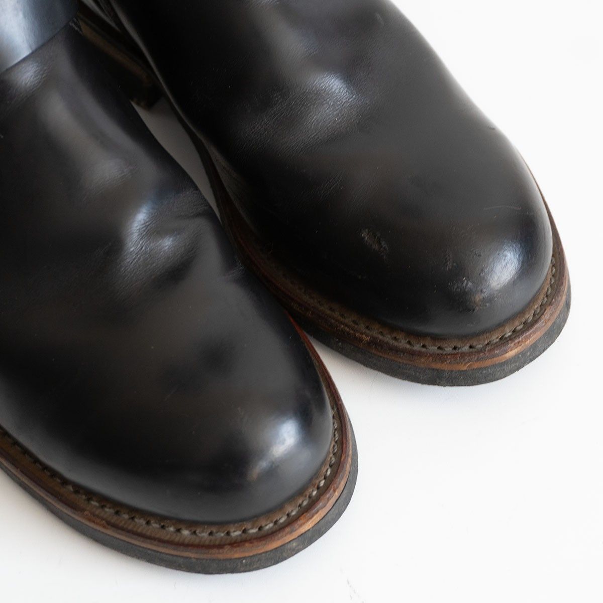 PT99】REDWING【エンジニアブーツ】US8 1/2D 2268 刺繍羽タグ レッド