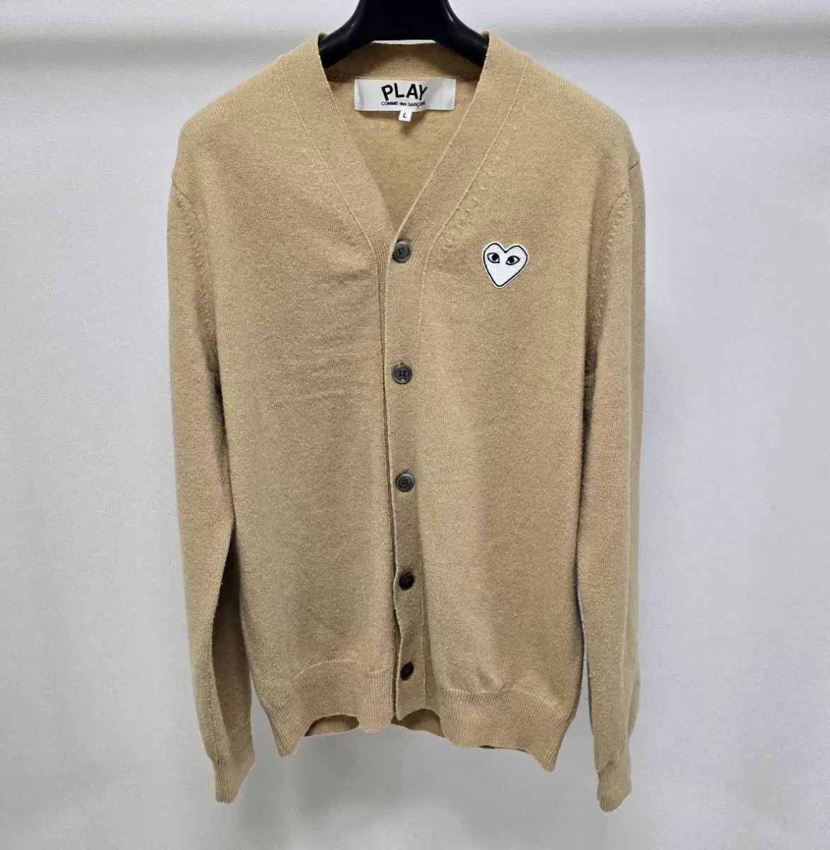 des COMME カーディガン GARCONS コムデギャルソン Comme ベージュ