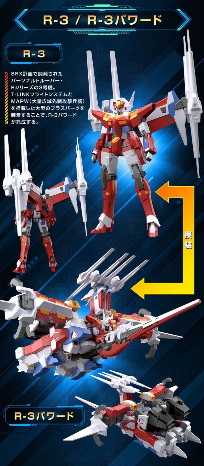 SMP スーパーロボット大戦OG R-2パワード＆R-3パワード SMP [SHOKUGAN