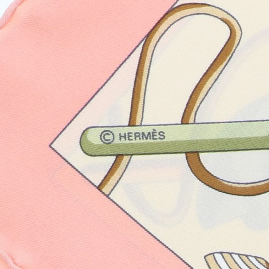 HERMES エルメス 大判 スカーフ カレ 90 CHARMES DES PLAGES NORMANDES