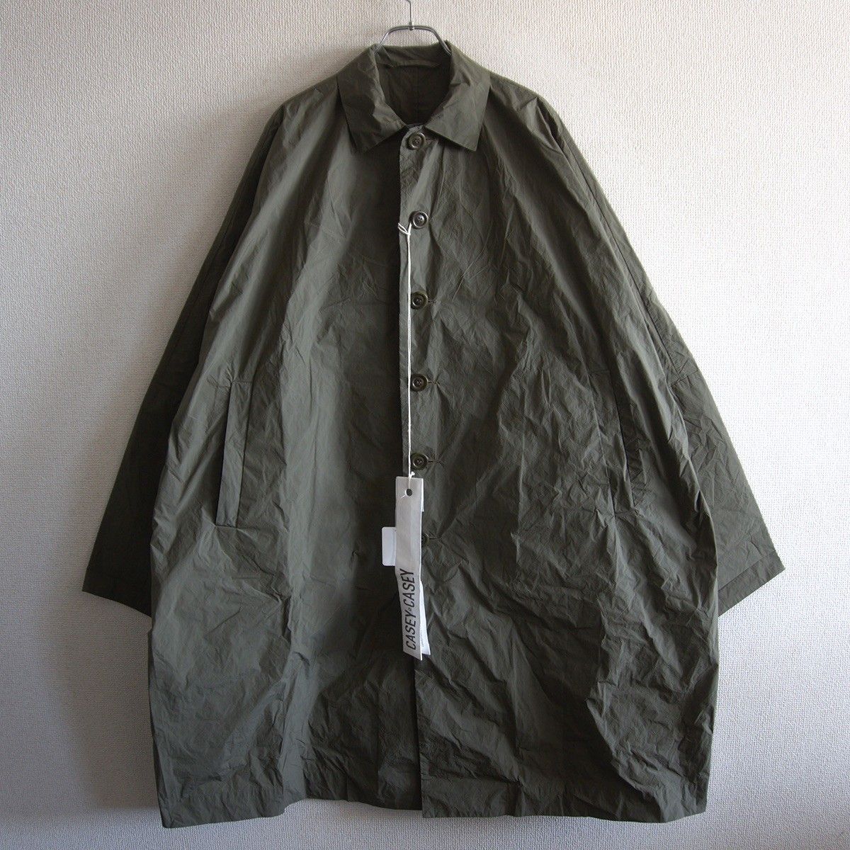 未使用/最高級】 CASEY CASEY 【2PIECES COAT/25HM237】S オーバー 