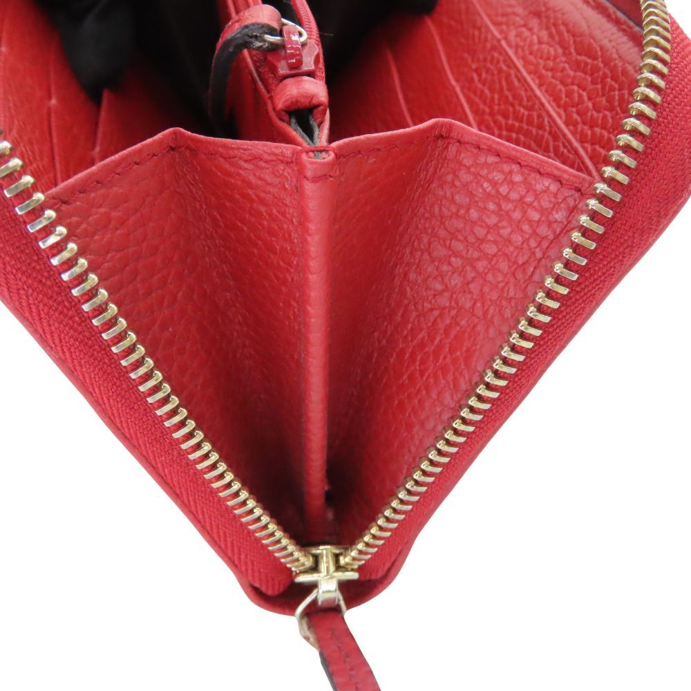 【中古】GUCCI グッチ ジップアラウンドウォレット 型:363423 GGキャンバス×赤 茶 キャンバス GG レザートリム 長財布 財布 茶 ベージュ 赤 レッド A2600532【無料ギフトラッピング承ります】 中古】GUCCI グッチ ジップアラウンドウォレット 型:363423 GG