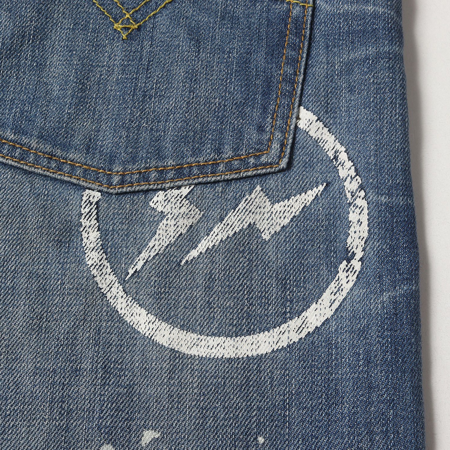LVC×fragment 限定501本 501デニム36 fragment design フラグメント デザイン パンツ インディゴ サイズ:32