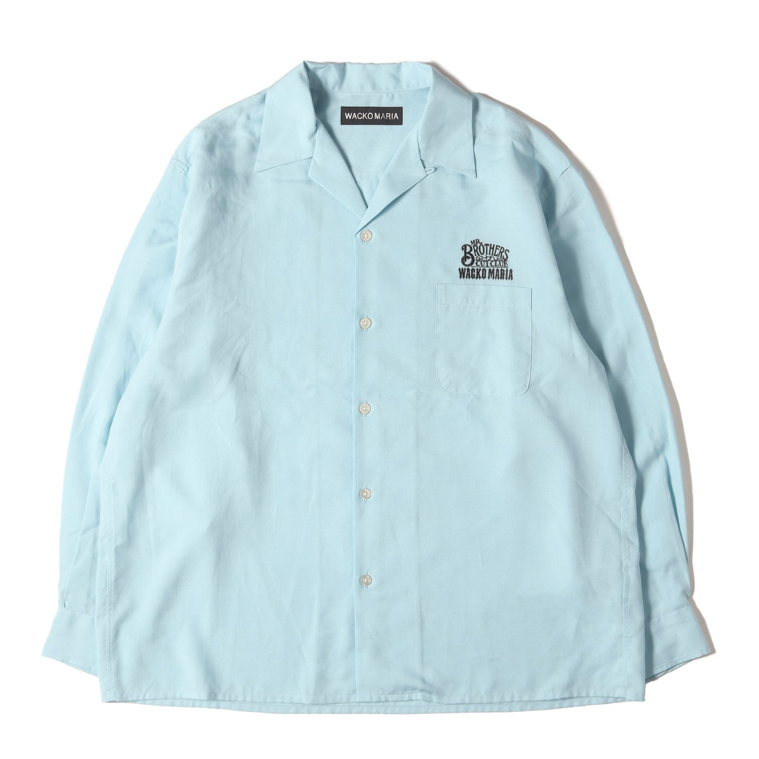 新品同様】WACKO MARIA ワコマリア シャツ ブルー サイズ:XL | 25SS
