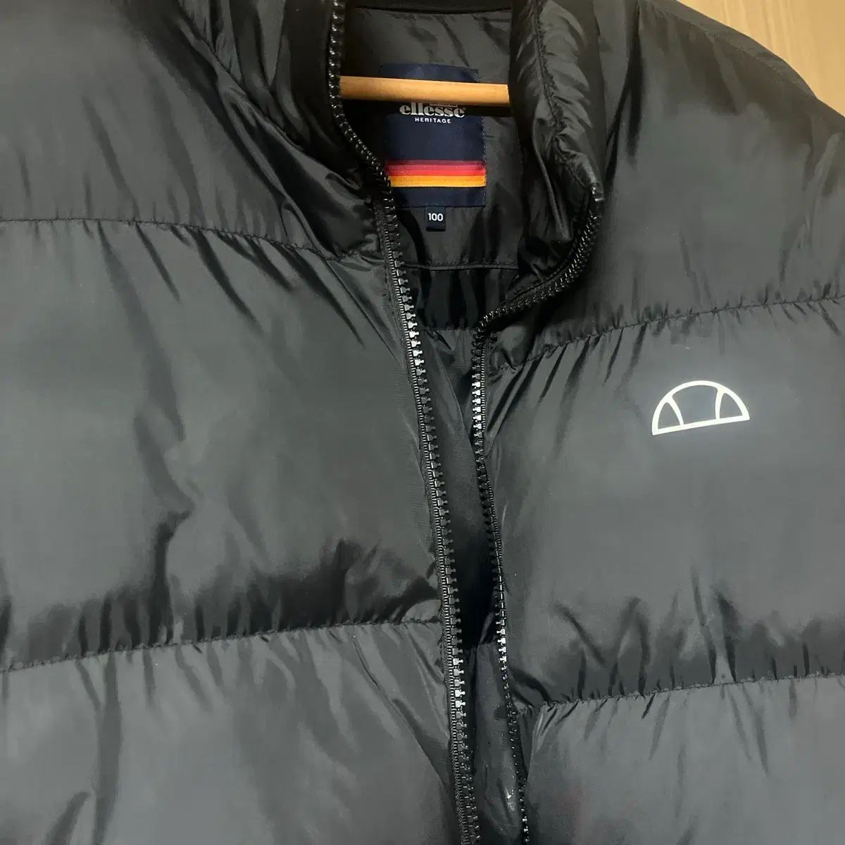 100/L ellesse エレッセ ダックダウン ロング丈ダウンジャケット 